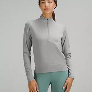 Lululemon Swiftly Relaxed Half Zip SIze 8 Gull Grey